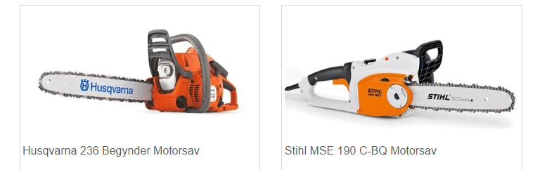 Virkelig gode motorsave